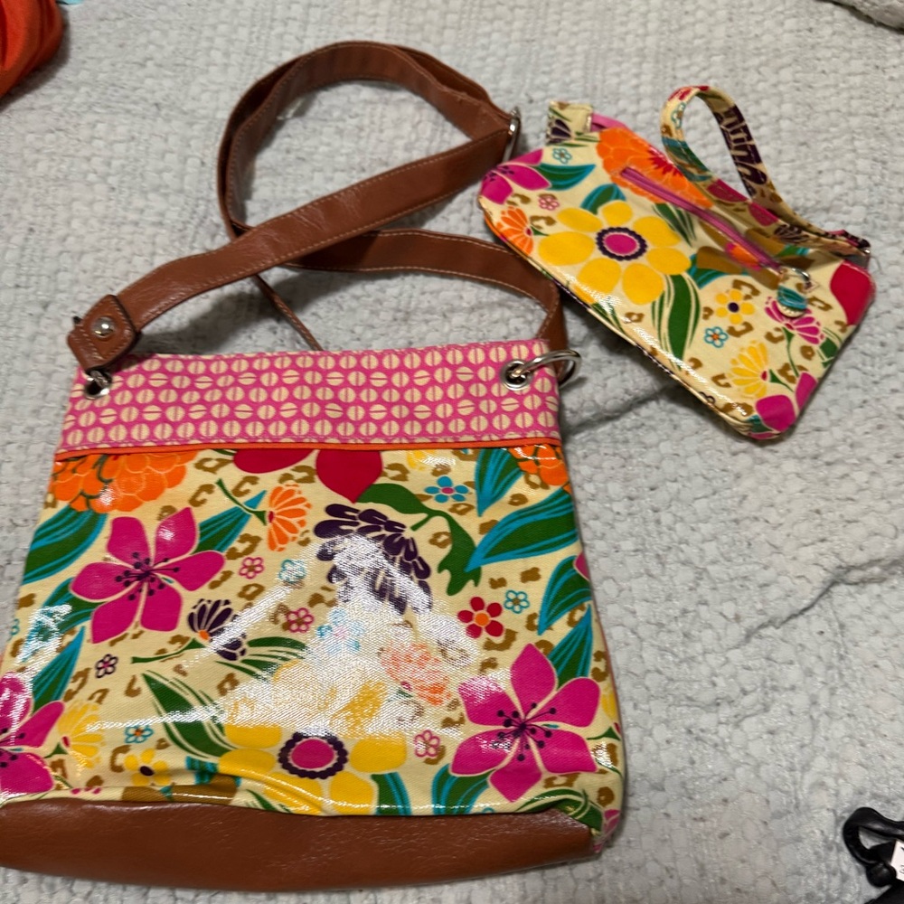 Floral Multicolor Women's Bag Set